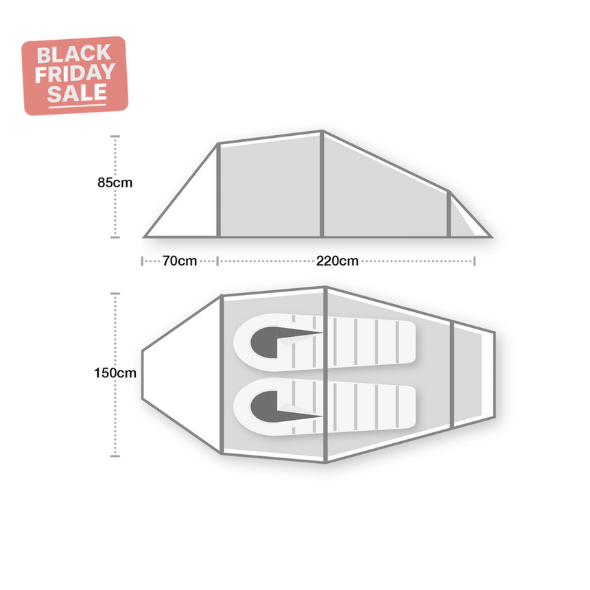 Wild Country Blizzard 2 Tent Outdoor Action