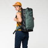 Wild Country Climbing Crag Hauler 40 Backpack Outdoor Action Black/Marsh - Dual-density back panel