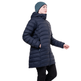 Mountain Equipment Earthrise Women's Parka Outdoor Action Cosmos -Zipped Handwarmer Pockets