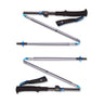 Black Diamond Distance FLZ Trekking/Running Poles Outdoor Action Pewter- Z-pole