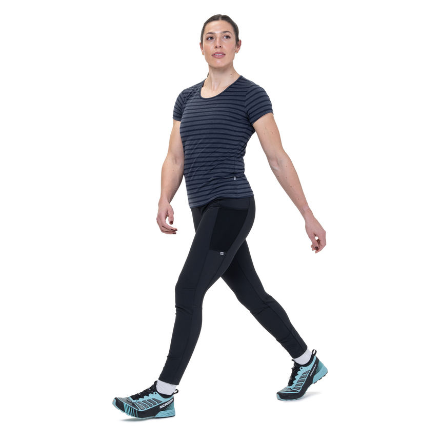 Mountain EquipmentMountain Equipment Groundup Stripe Women's TeeOutdoor Action