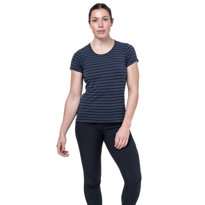 Mountain EquipmentMountain Equipment Groundup Stripe Women's TeeOutdoor Action