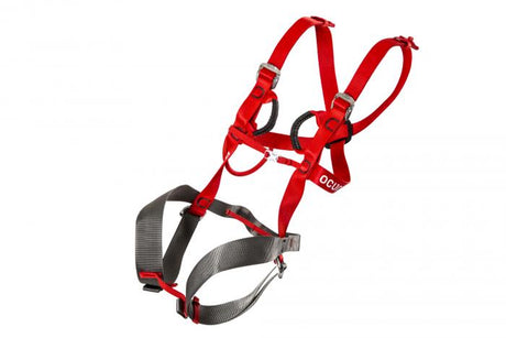 Ocún Mojo Climbing Harness, Mojo red grey