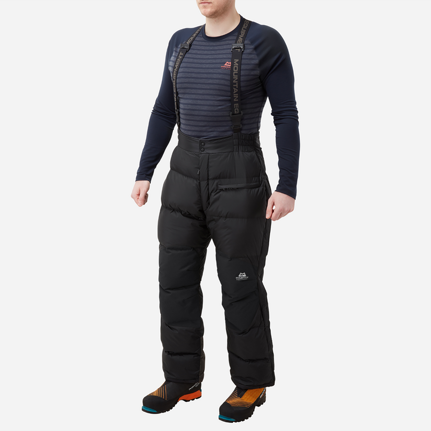 Mountain Equipment Lightline Men's Pant Outdoor Action Black - Back Fit on Model