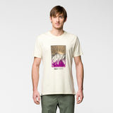 Wild Country Climbing Flow T-Shirt Man Outdoor Action Quartz - Front Fit on Model