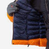 Mountain Equipment Kryos Men's Jacket Outdoor Action Mango/Medieval- pocket