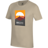 Wild Country Climbing Flow T-Shirt Man Outdoor Action Brindle - Front Angled