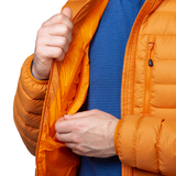 Mountain Equipment Earthrise Hooded Men's Jacket Outdoor Action Rust- pocket