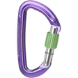 Wild Country Climbing Session Screw Gate Locking Carabiner Outdoor Action Purple/Green - Side