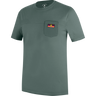 Wild Country Climbing Spotter T-Shirt Man Outdoor Action Marsh - Front Angled