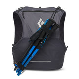 Black Diamond Distance 4 Hydration Vest Outdoor Action Carbon- Z-pole carry system