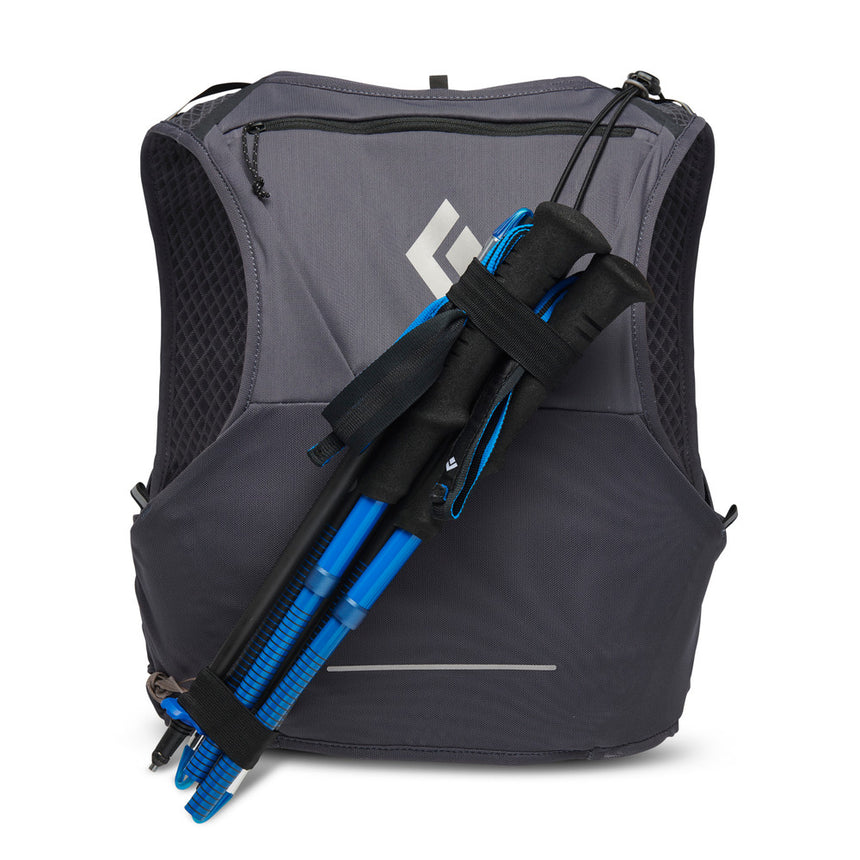 Black Diamond Distance 4 Hydration Vest Outdoor Action Carbon- Z-pole carry system