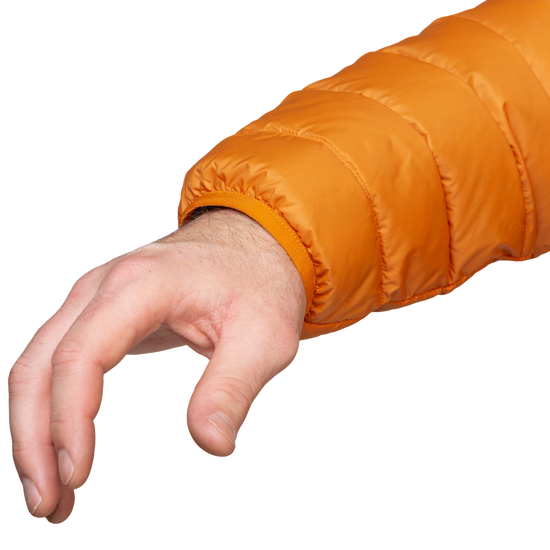 Mountain Equipment Earthrise Hooded Men's Jacket Outdoor Action Rust- cuff