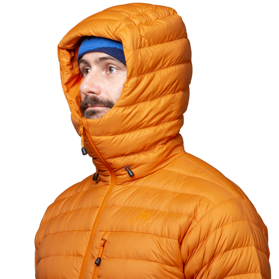 Mountain Equipment Earthrise Hooded Men's Jacket Outdoor Action Rust- hood