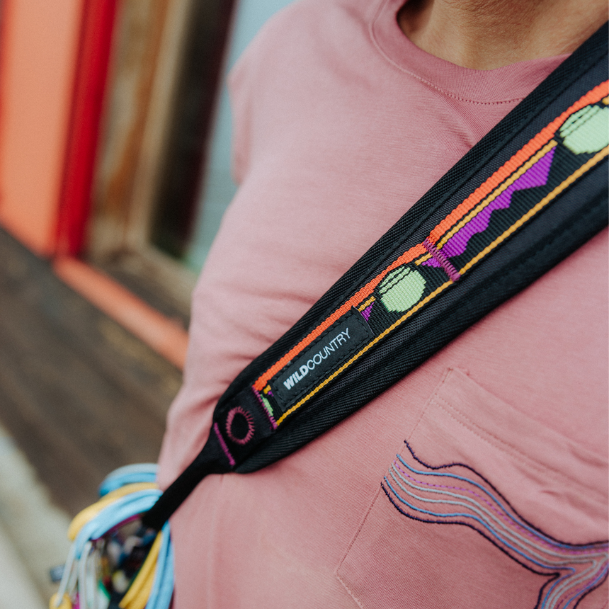 Wild Country Climbing Gear Sling Outdoor Action Heritage - Product In Use