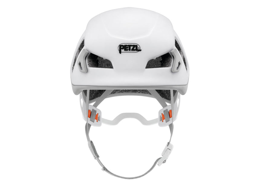 Petzl Meteora Women's Helmet Outdoor Action White/Gray - Back View