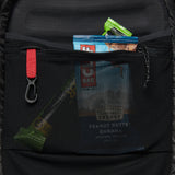 Black Diamond Distance 22 Backpack Outdoor Action- one internal zip pocket with key clip