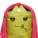 Black Diamond Speed 40 Backpack Outdoor Action Sulphur- top loading w/ rope-carrying system