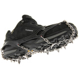 Kahtoola Microspikes Footwear Traction Outdoor Action Black- Thermoplastic Elastomer with eyelets
