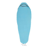 Sea to Summit Breeze Sleeping Bag Liner Outdoor Action Blue Atoll- Mummy-design with drawcord