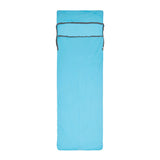 Sea to Summit Breeze Sleeping Bag Liner Outdoor Action Blue Atoll- Rectangular w/ Pillow Sleeve