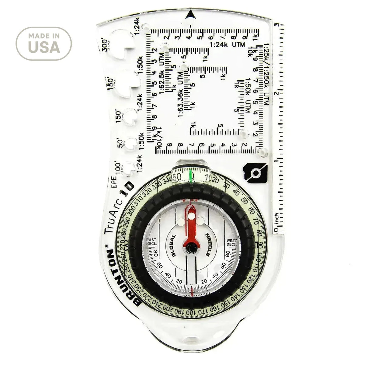 Brunton TruArc™ 10 Luminous Compass
