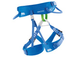 Petzl Macchu Outdoor Action Blue - Padded waistbelt and leg loops