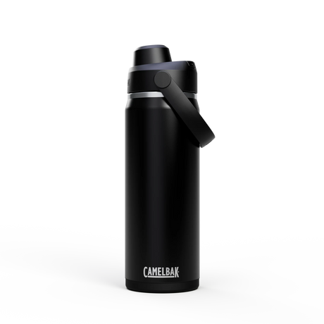 Camelbak Thrive™ Chug 20oz Bottle, Insulated Stainless Steel Outdoor Action Black- Front