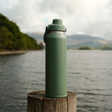 Camelbak Thrive™ Chug 20oz Bottle, Insulated Stainless Steel Outdoor Action Moss- Outdoor View