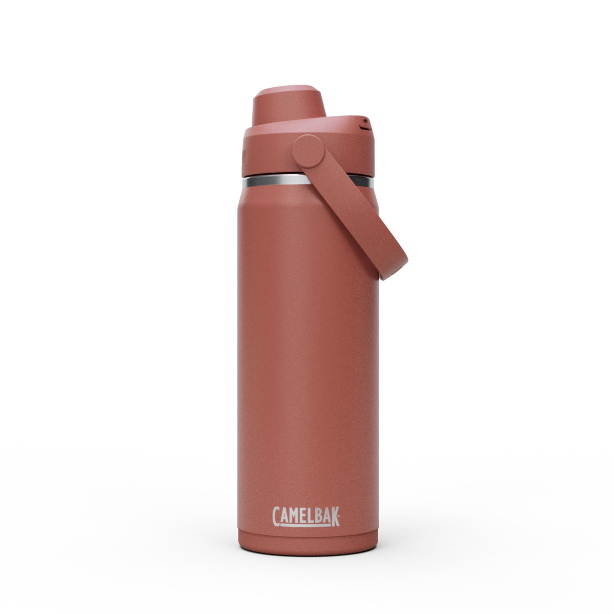 Camelbak Thrive™ Chug 20oz Bottle, Insulated Stainless Steel Outdoor Action Sierra Red- Front