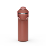 Camelbak Thrive™ Chug 20oz Bottle, Insulated Stainless Steel Outdoor Action Sierra Red- Side