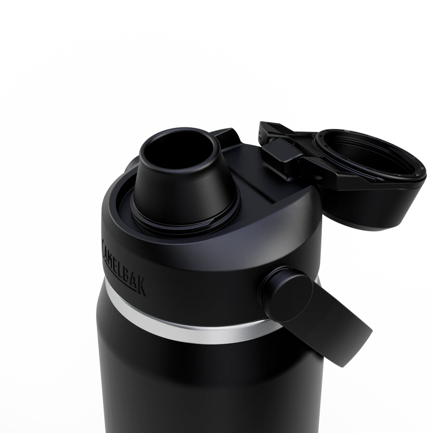 Camelbak Thrive™ Chug 25oz Bottle, Insulated Stainless Steel Outdoor Action Black- Open