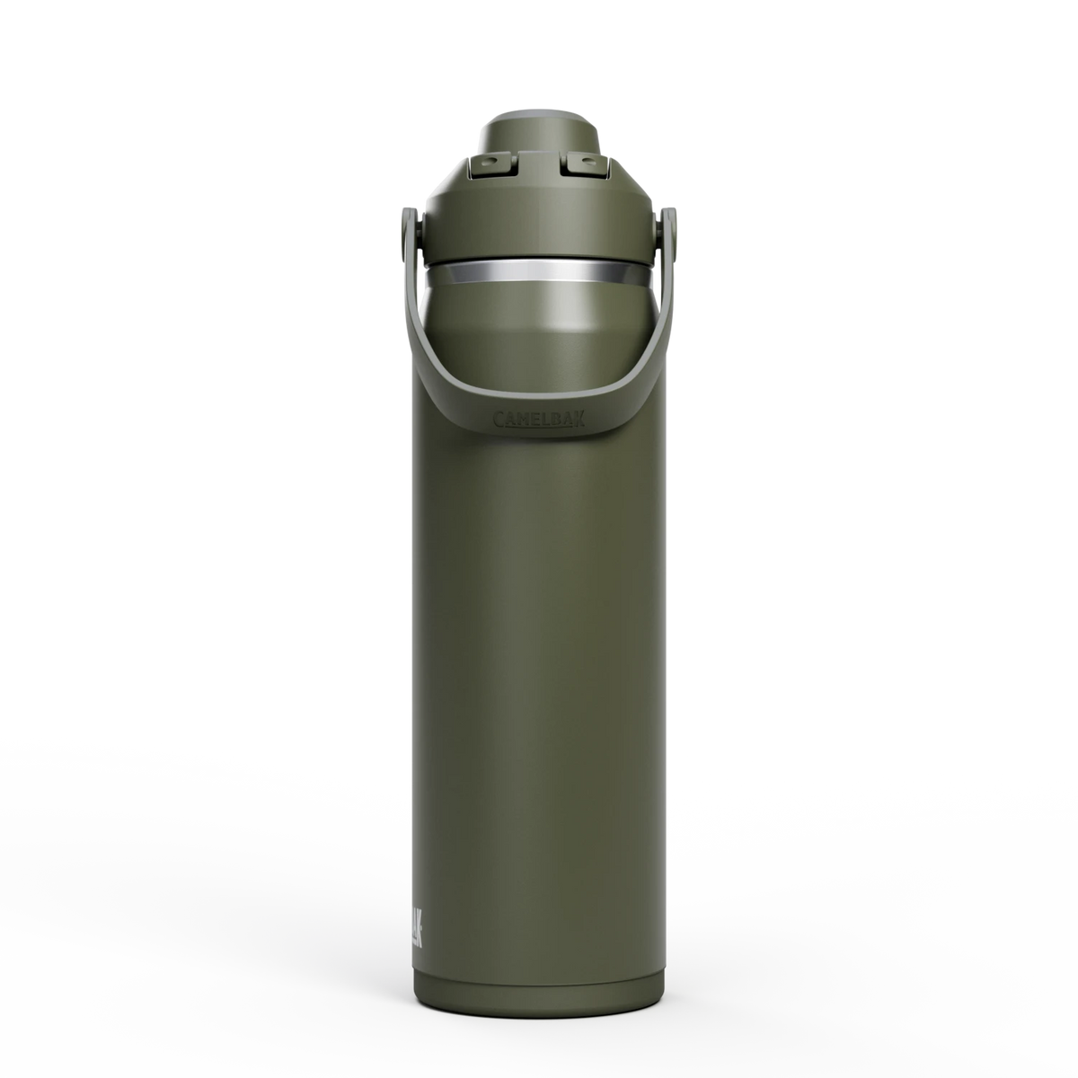 Camelbak Thrive™ Chug 25oz Bottle, Insulated Stainless Steel Outdoor Action Moss- Side