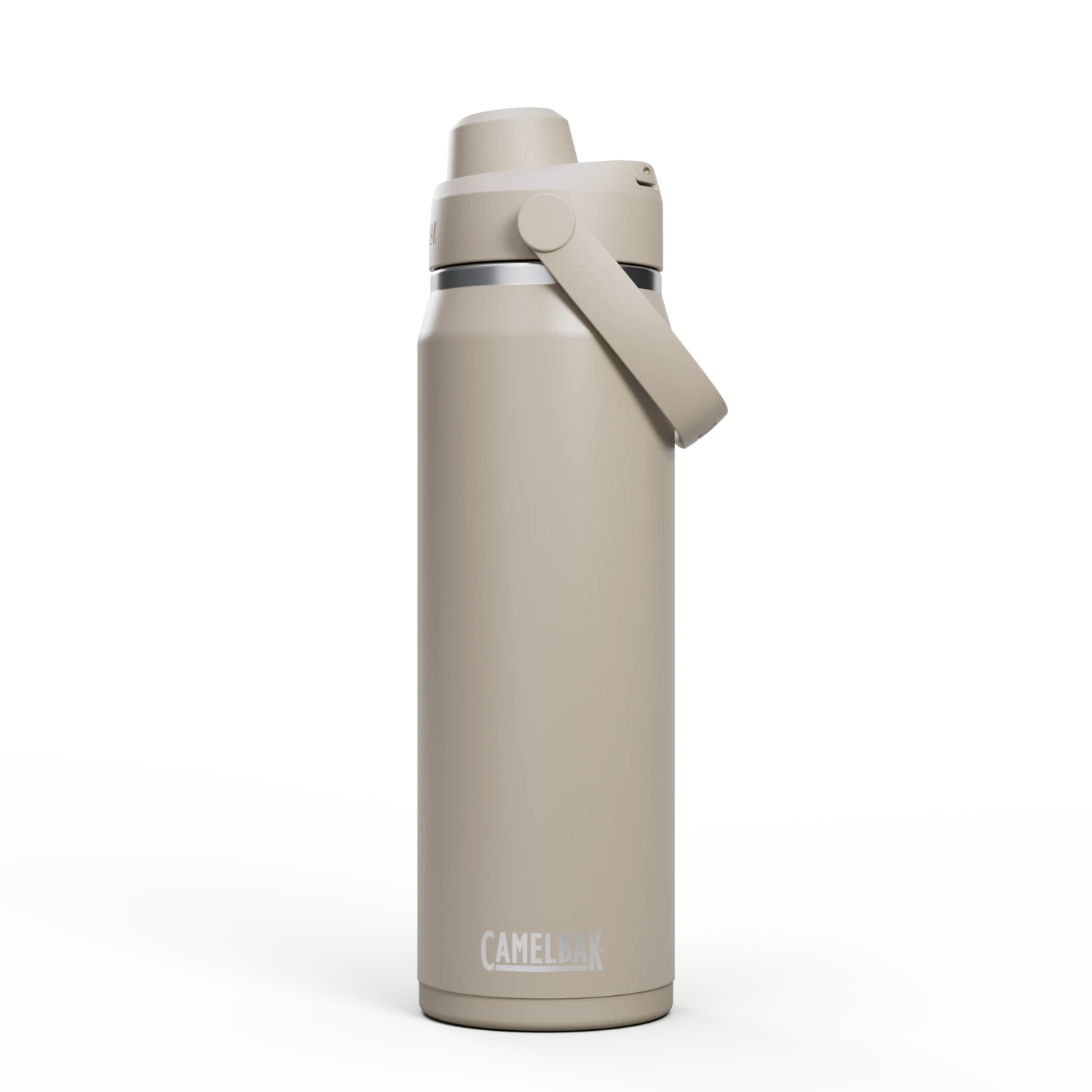 Camelbak Thrive™ Chug 25oz Bottle, Insulated Stainless Steel Outdoor Action Stone- Front