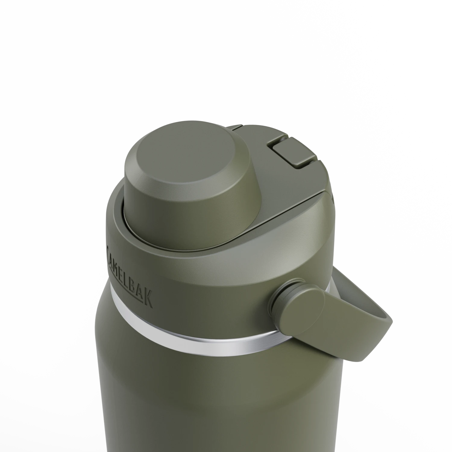 Camelbak Thrive™ Chug 32oz Bottle, Insulated Stainless Steel Outdoor Action Moss- Leak Proof Lid