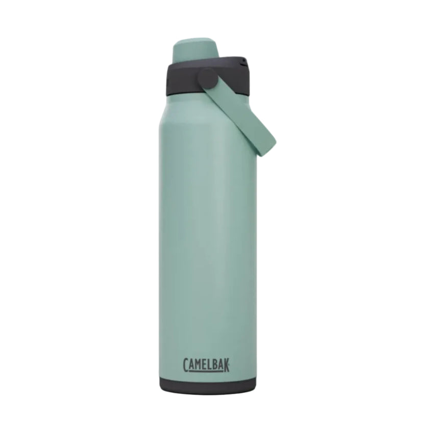 Camelbak Thrive™ Chug 32oz Bottle, Insulated Stainless Steel Outdoor Action Silver Mist- Front
