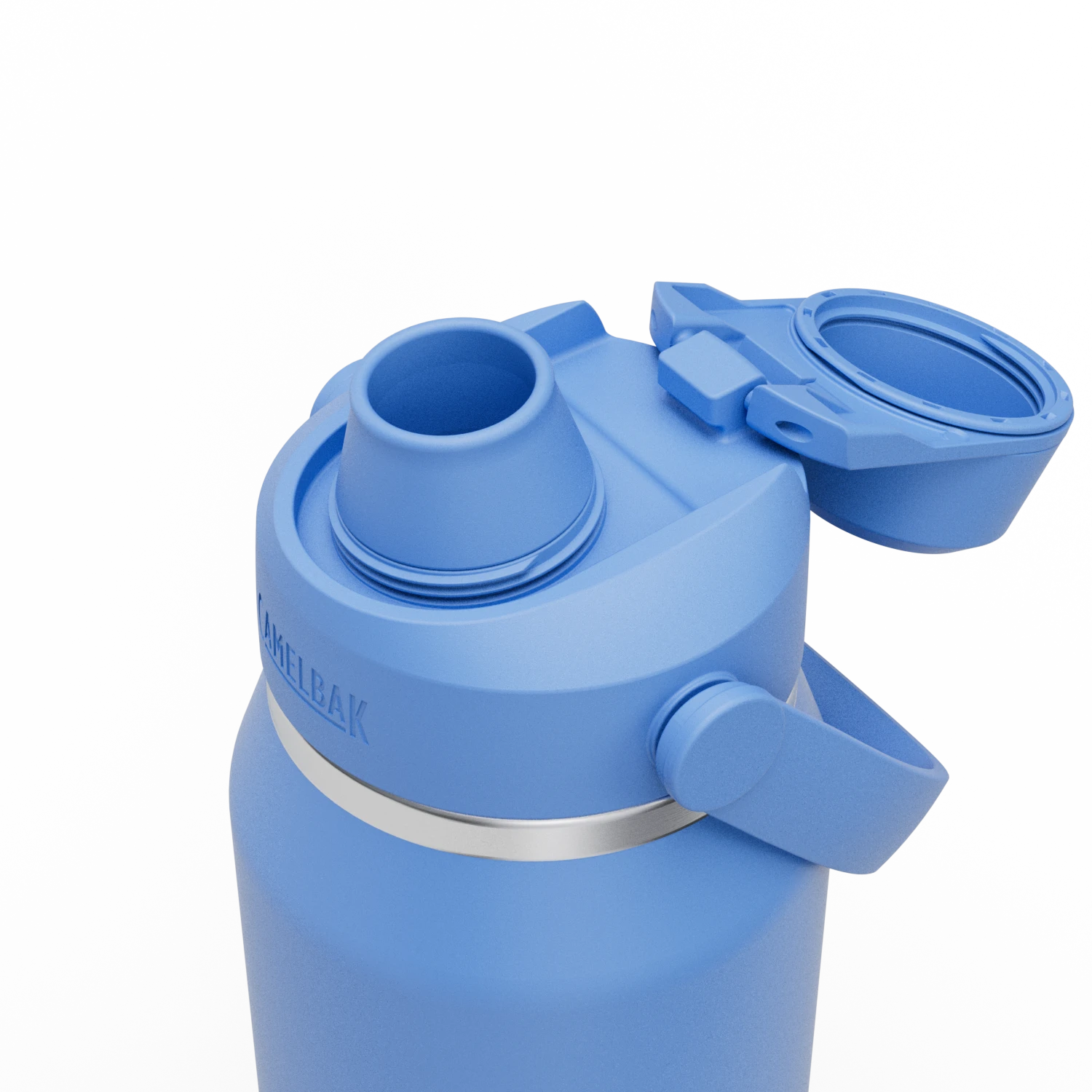 Camelbak Thrive™ Chug 32oz Bottle, Insulated Stainless Steel Outdoor Action Sky Blue- Open