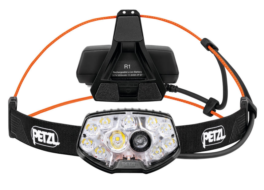 Petzl Nao® RL Outdoor Action Black - REACTIVE LIGHTING®