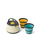 Sea to Summit Frontier Collapsible Kettle Cook Set- 3 Piece Outdoor Action Multi- Product Overview