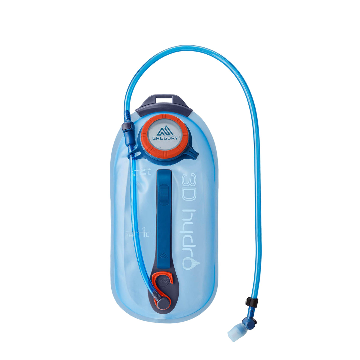 Gregory 3D Hydro 2L Reservoir in Ocean/Orange - front