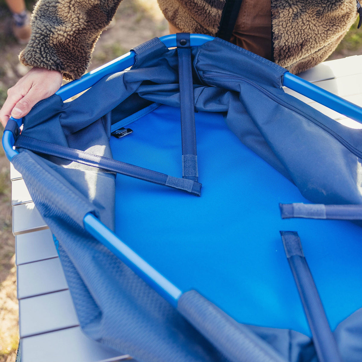 Gregory Alpaca 70L Gear Basket in Slate Blue - Collapsible