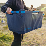 Gregory Alpaca 70L Gear Basket in Slate Blue - Rigid Frame Opening