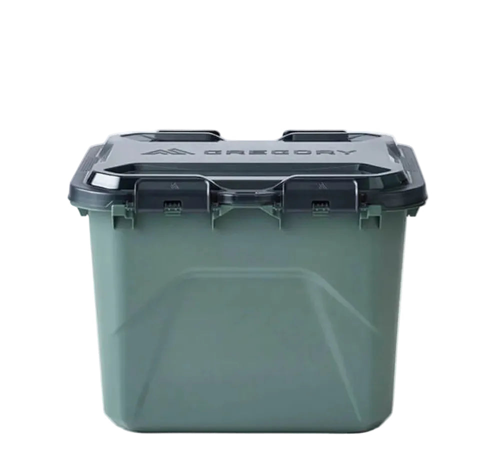 Gregory Alpaca Camp Box 50L in Nomad Green - Front view