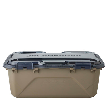 Gregory Alpaca Gear Box 45L in Mirage Tan - Front view