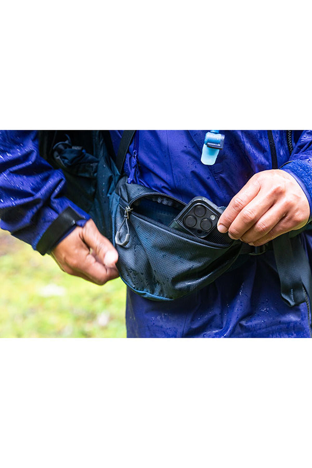 Gregory Baltoro 65L Men's Backpacking Pack in Stellar Blue - SideWinder Bottle Holster