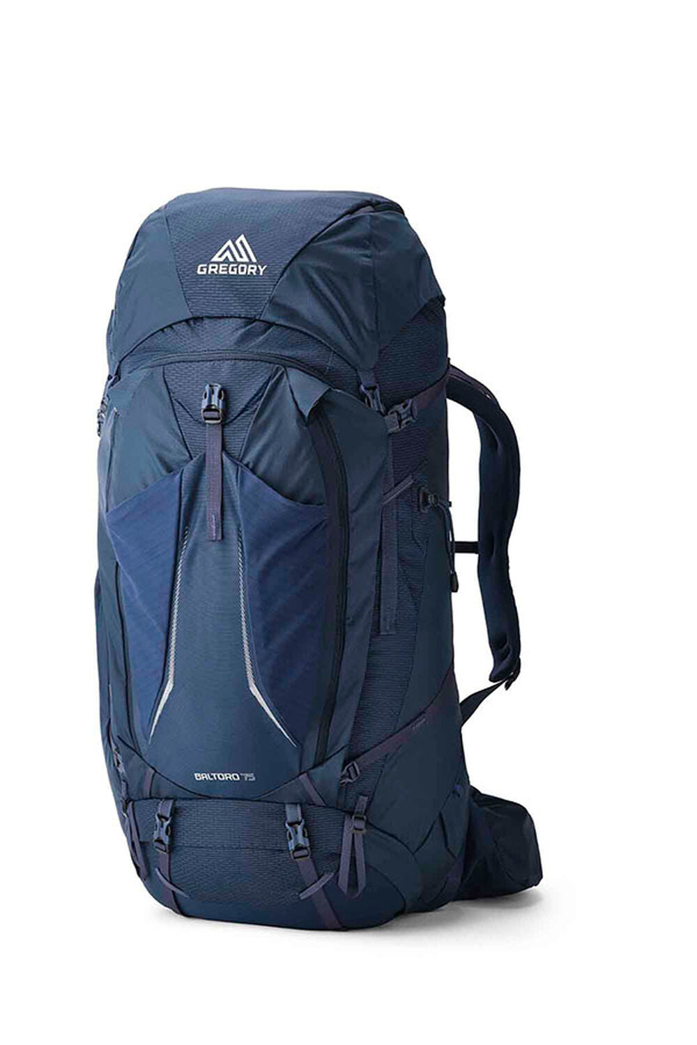 Gregory Baltoro 75L Men's Backpacking Pack in Stellar Blue - Front