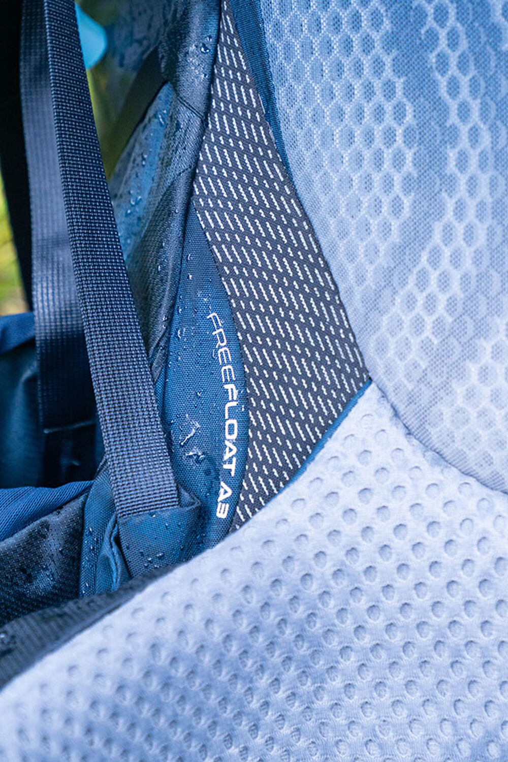 Gregory Baltoro 75L Men's Backpacking Pack in Stellar Blue - AirCushion Mesh Detail