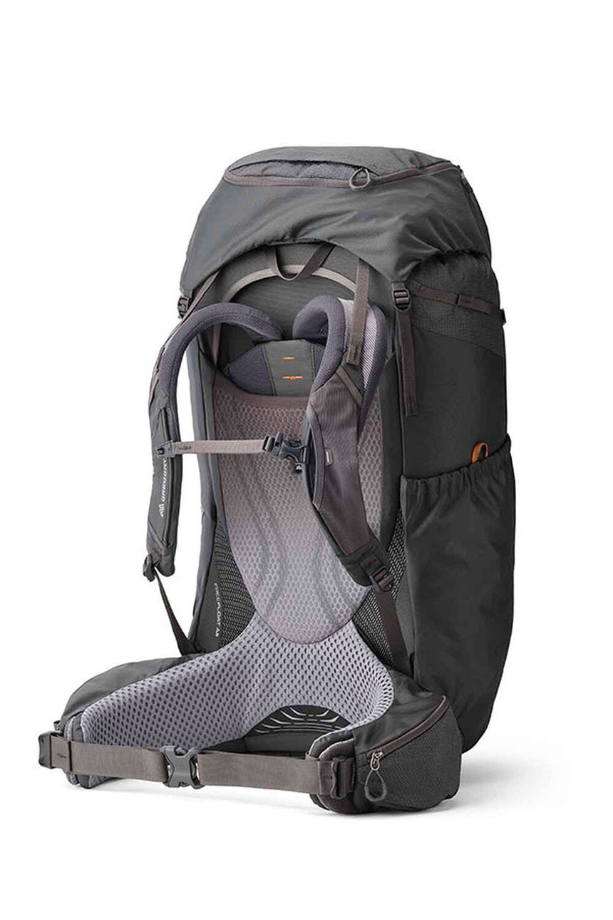 Gregory Baltoro Pro 100L Men's Backpacking Pack in Iron Grey - Back