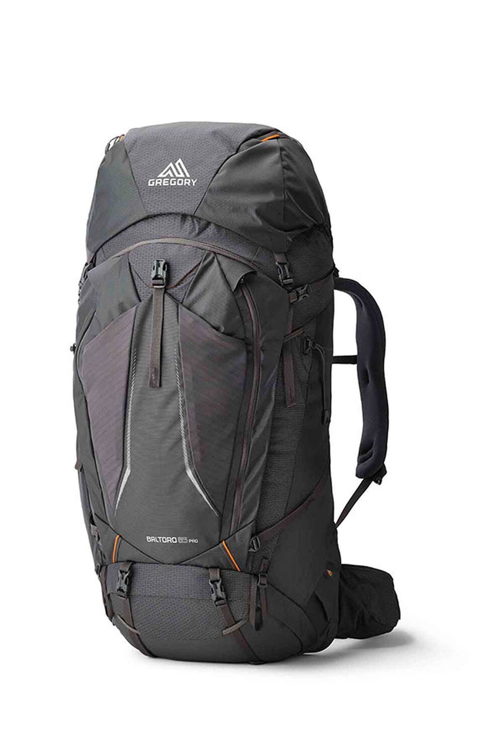 Gregory Baltoro Pro 85L Men's Backpacking Pack in Iron Grey - Front