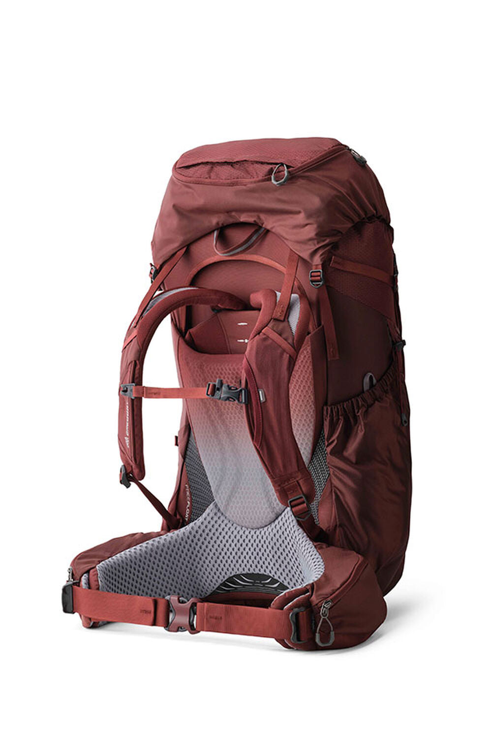 Gregory Deva 60 Women's Backpacking Pack in Garnet Red - Back